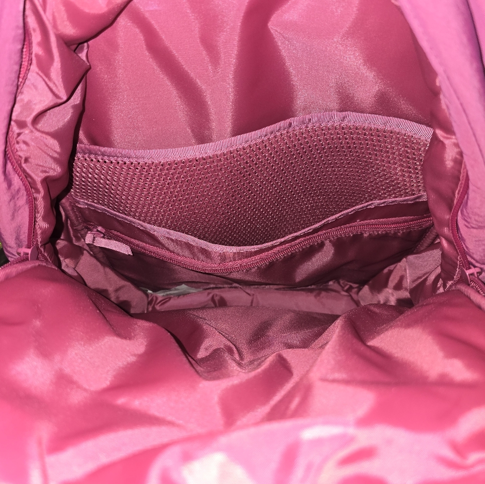 PINK Victoria's Secret Quilted Puffer Backpack in pink - Picture 7 of 9